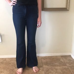 Abercrombie and Fitch flare bell bottoms size 26